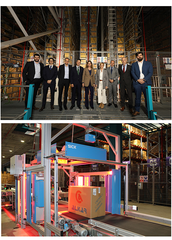 BASQUE GOVERNMENT CABINET MINISTER ARANTXA TAPIA VISITED ALKAR AUTOMOTIVE